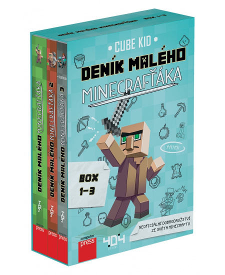 Deník malého Minecrafťáka BOX 1-3