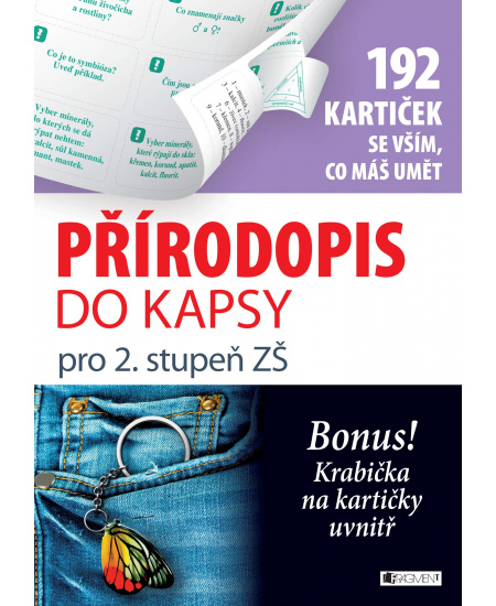 Přírodopis do kapsy pro 2. stup. ZŠ  (192 kartiček)