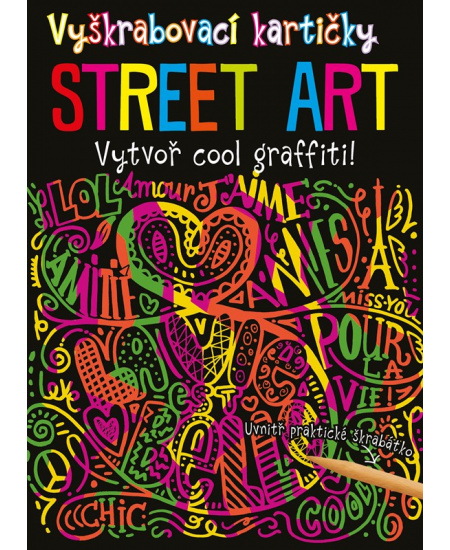 Vyškrabovací kartičky STREET ART