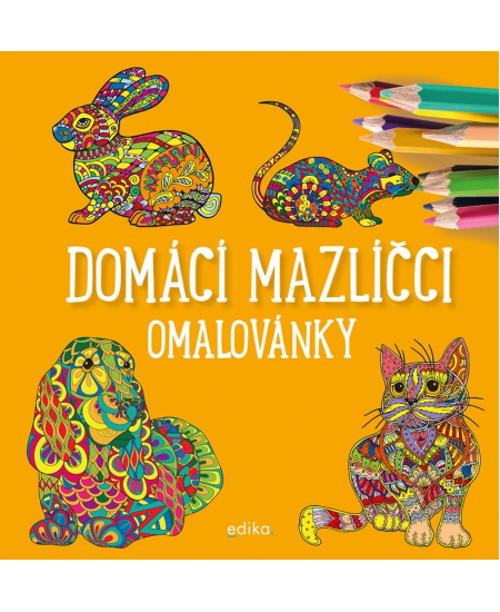 Domácí mazlíčci - omalovánky