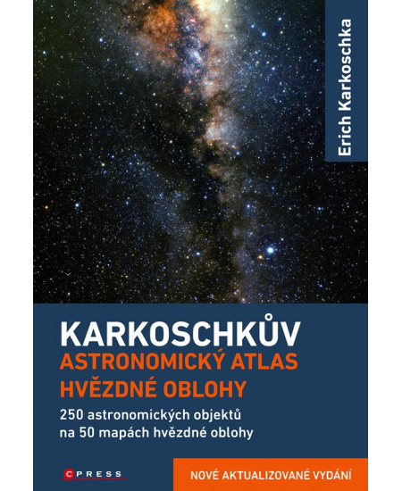 Levně Karkoschkův astronomický atlas hvězdné oblohy