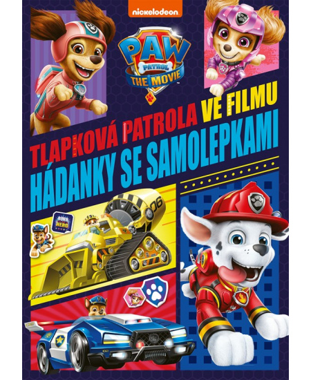 Levně Tlapková patrola ve filmu - Hádanky se samolepkami