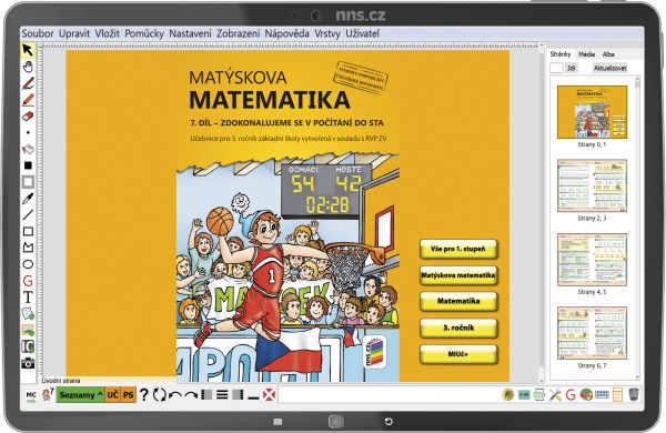 MIUč+ Matýskova matematika, 7., 8. díl a Geometrie - žákovská licence na 1 školní rok 3-35-S1