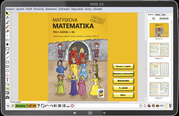 MIUč+ Matýskova matematika, 5. ročník 1., 2. díl a Geometrie - školní licence pro 1 učitele na 1 školní rok 5-35-T1