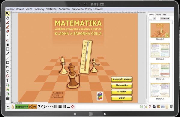 Levně MIUč+ Matematika - Kladná a záporná čísla - školní multilicence na 1 školní rok 6-24-A1