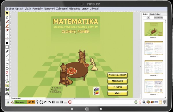 MIUč+ Matematika - Zlomky, poměr - školní multilicence na 1 školní rok 7-24-A1