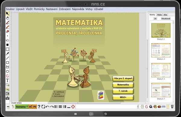 MIUč+ Matematika - Procenta, trojčlenka - žákovská licence na 1 školní rok 7-26-S1