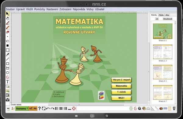 MIUč+ Matematika - Rovinné útvary - školní multilicence na 5 školních roků 7-28-A5
