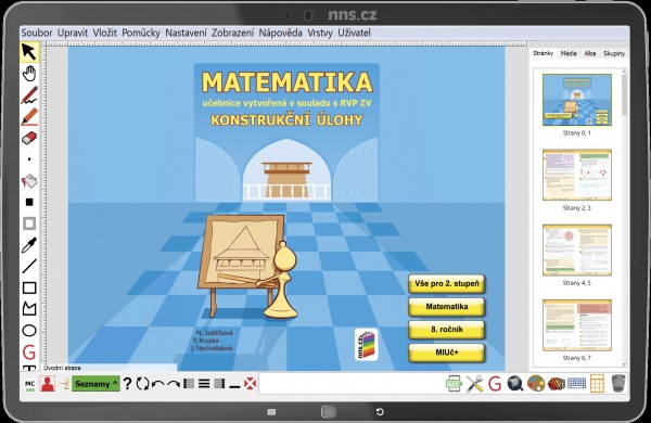 MIUč+ Matematika - Konstrukční úlohy - žákovská licence na 1 školní rok 8-26-S1
