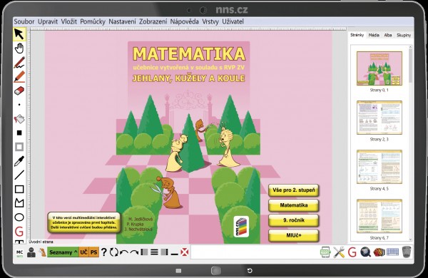 MIUč+ Matematika - Jehlany, kužele a válce - žákovská licence na 1 školní rok 9-26-S1