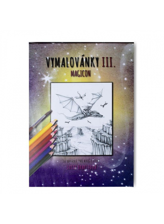 Vymalovánky 3.díl s lepenou horní vazbou A4, 16 listů