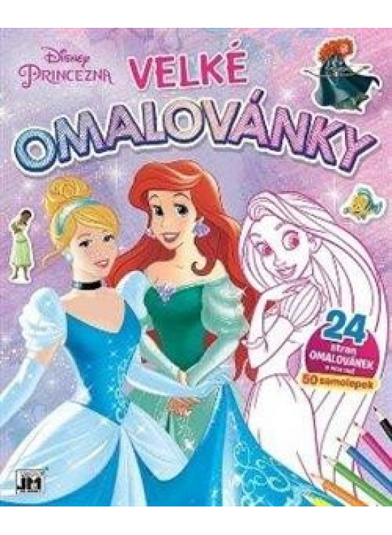 Princezny - Velké omalovánky