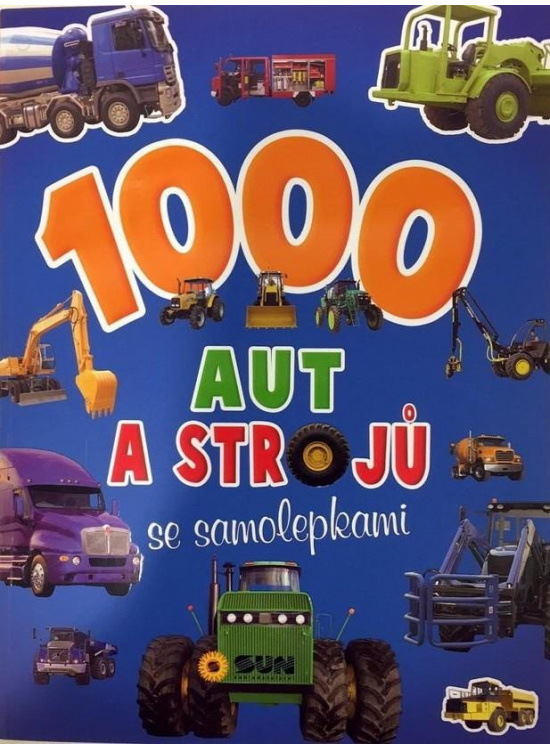 Levně 1000 aut a strojů se samolepkami