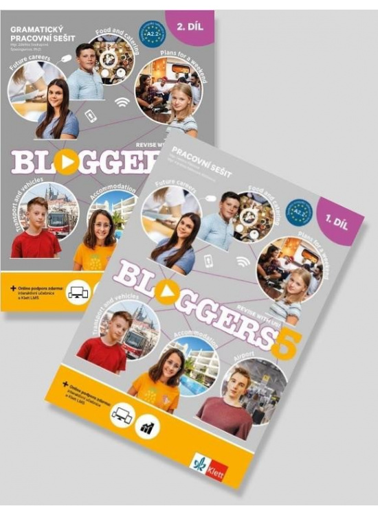Bloggers 5 (A2) – 2dílný prac. sešit + žákovská licence
