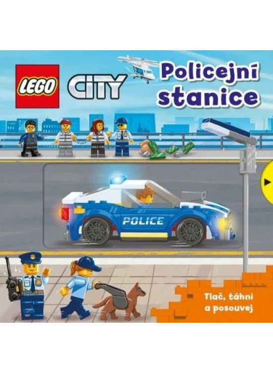 LEGO CITY Policejní stanice - Tlač, táhni a posouvej