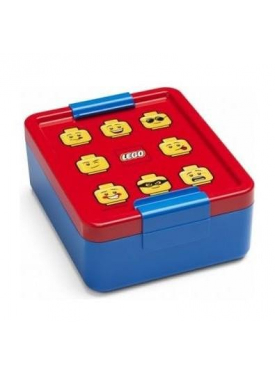 Levně Box na svačinu LEGO ICONIC Classic - červená/modrá