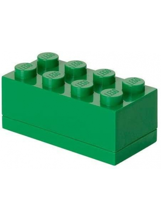 Úložný box LEGO Mini 8 - tmavě zelený