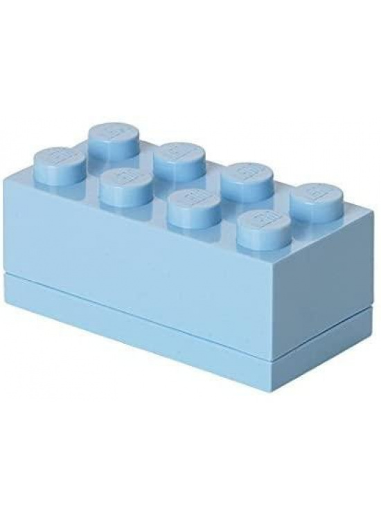 Úložný box LEGO Mini 8 - světle modrý