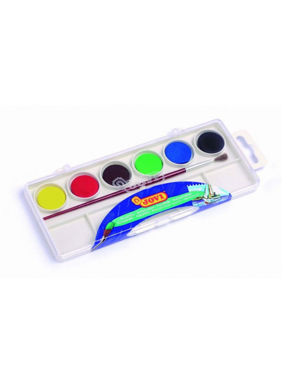 JOVI vodové barvy 6ks + štětec