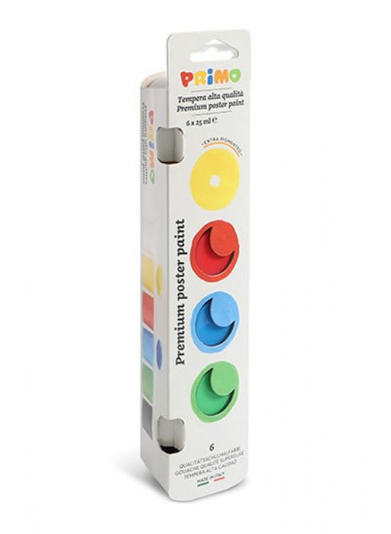 PRIMO temperové barvy 6 x 25 ml