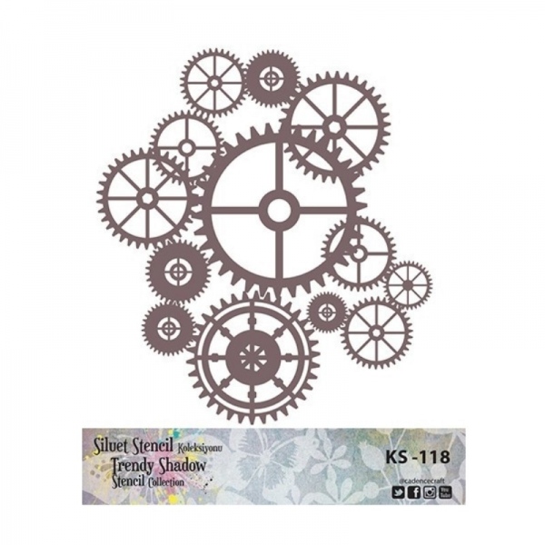 Šablona Cadence stínová – ozubená kola