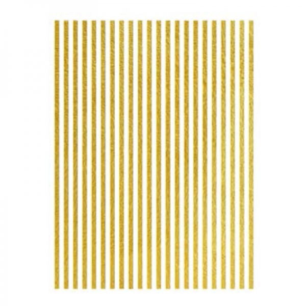 Rýžový papír A3 - Metalické proužky - zlaté