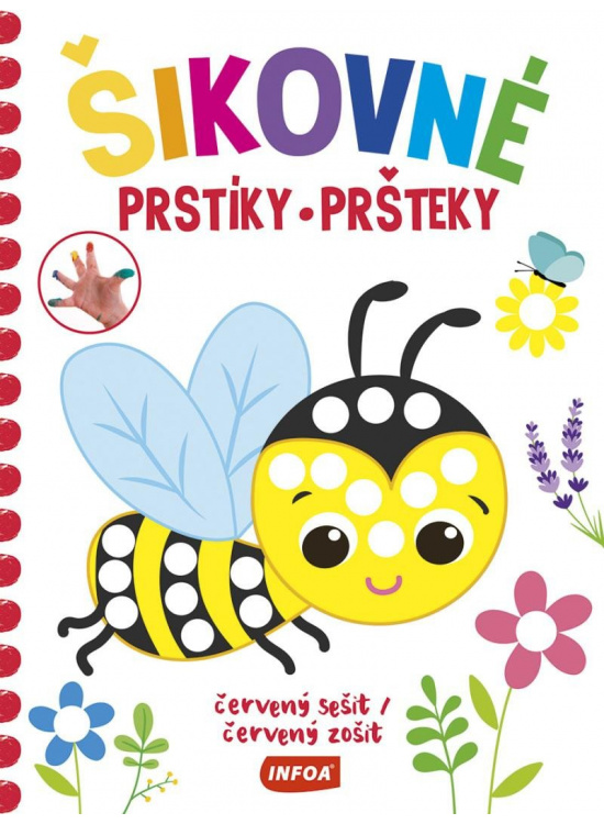 Šikovné prstíky - červený sešit / Šikovné pršteky - červený zošit