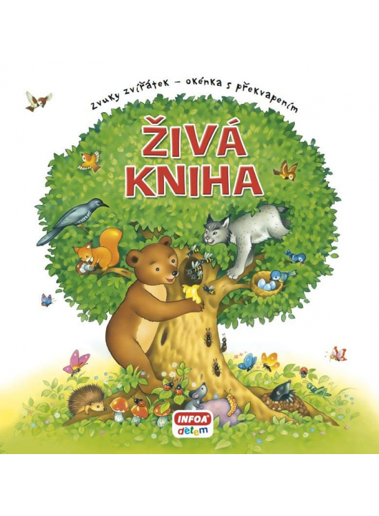 Živá kniha - Zvuky zvířat, okénka s překvapením