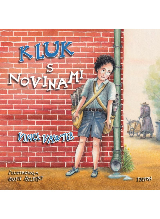 Levně Kluk s novinami
