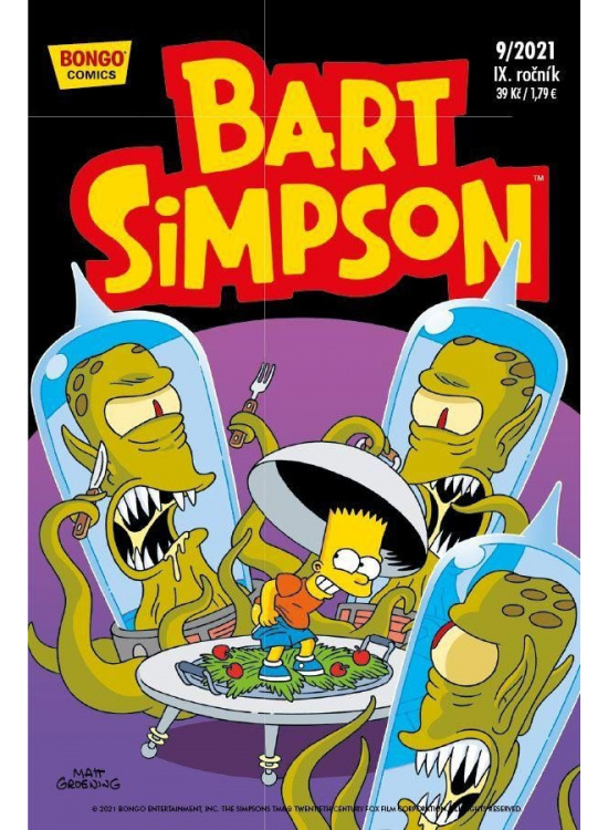 Levně Simpsonovi - Bart Simpson 9/2021