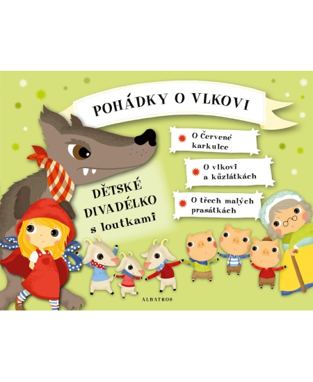 Levně Pohádky o vlkovi - Dětské divadélko s loutkami