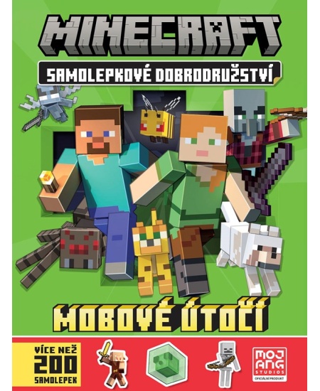 Minecraft - Samolepkové dobrodružství - Mobové útočí!