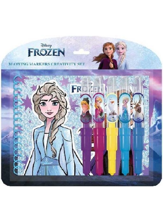 Ledové království - Set s foukacími fixy a notesem