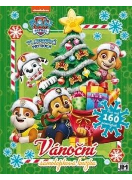 Tlapková patrola - Vánoční samolepková knížka