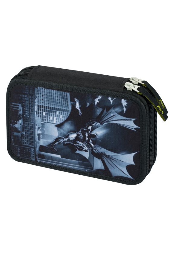 BAAGL Školní penál dvoupatrový Batman Dark City