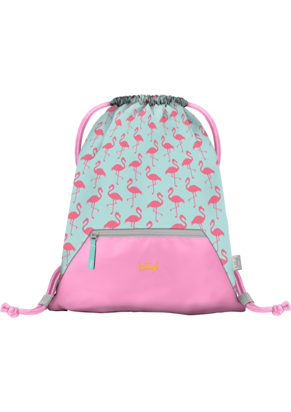 BAAGL Školní sáček Plameňák