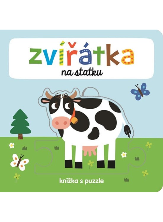 Levně Zvířátka na statku - knížka s puzzle