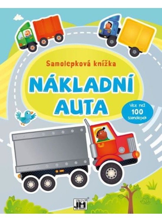 Nákladní automobily - Samolepková knížka