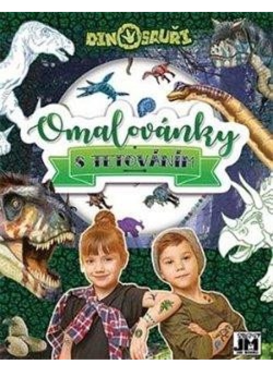 Dinosauři - Omalovánky s tetováním