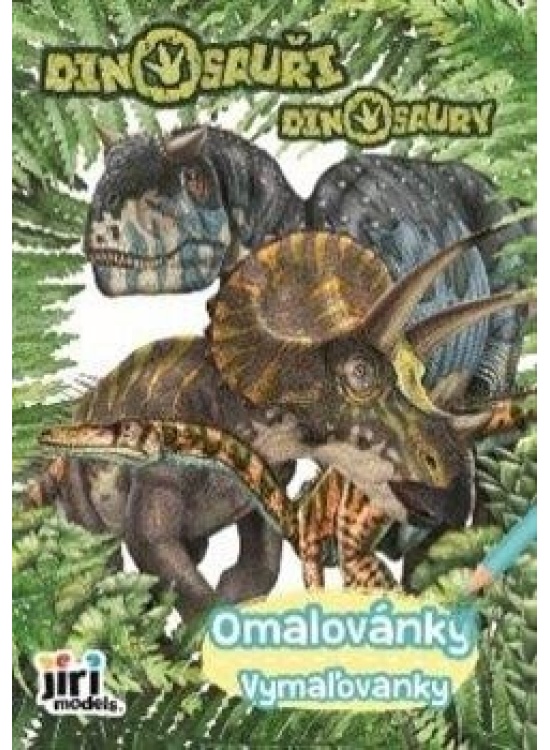 Levně Dinosauři - Omalovánky/Vymaľovanky