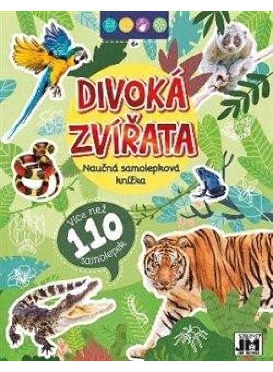 Naučná samolepková knížka - Divoká zvířata