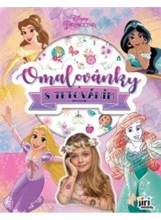 Princezny - Omalovánky s tetováním