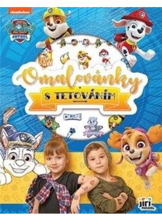 Tlapková patrola - Omalovánky s tetováním