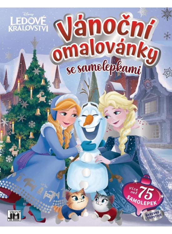 Ledové království - Vánoční omalovánky se samolepkami