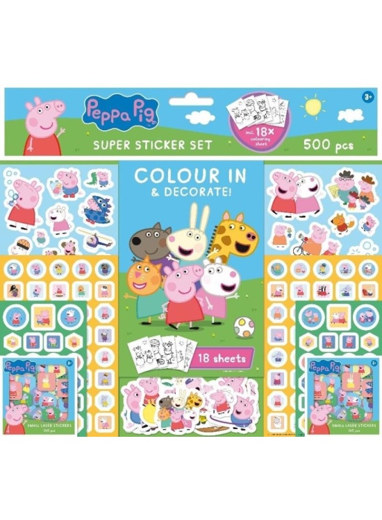 Peppa Pig - Samolepkový set 500