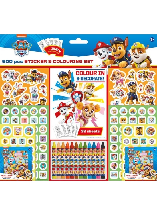 Tlapková patrola - Samolepkový set 500