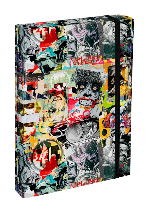 BAAGL Desky na školní sešity A4 Jumbo Batman Komiks