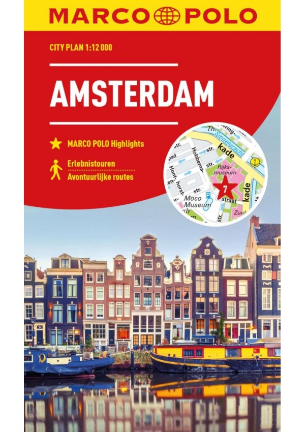 Amsterdam 1:12 000 / mapa města (lamino) Marco Polo, s. r. o.