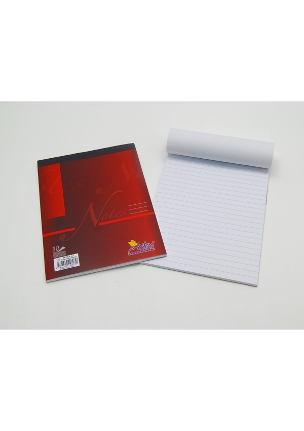 Blok poznámkový A5 linka šitý 50l /15054/4b/ SCP