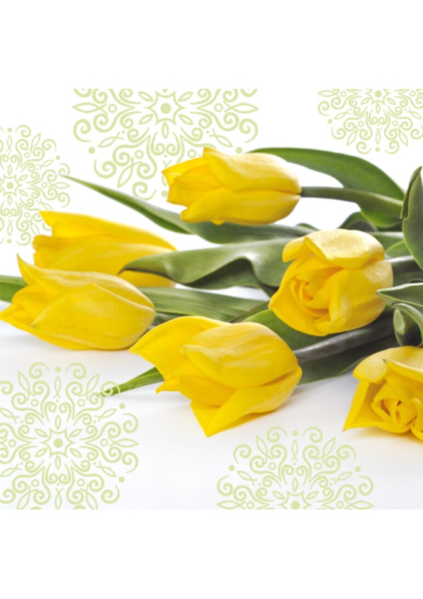 Ubrousky SDL290000 Žluté tulipány